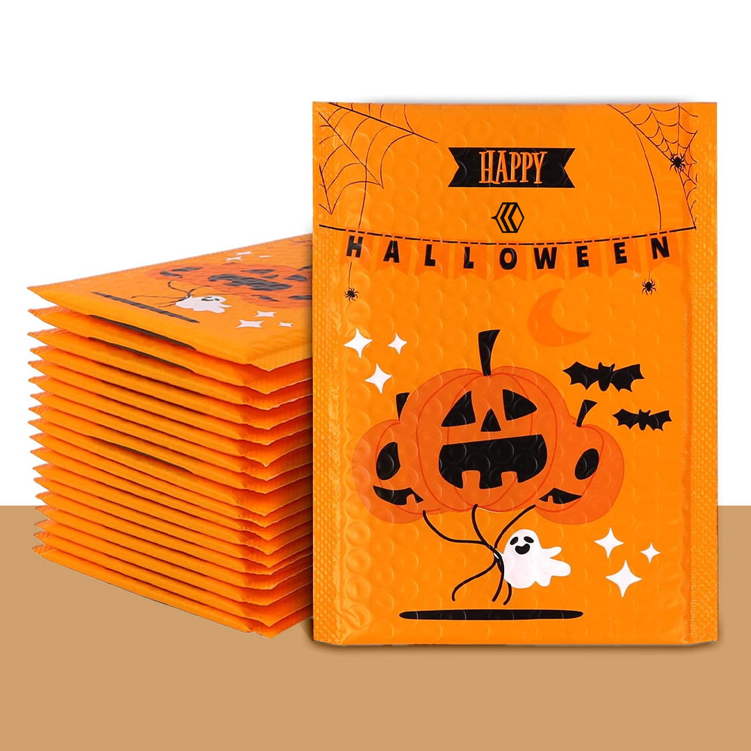 Custom printed bubble mailer packaging