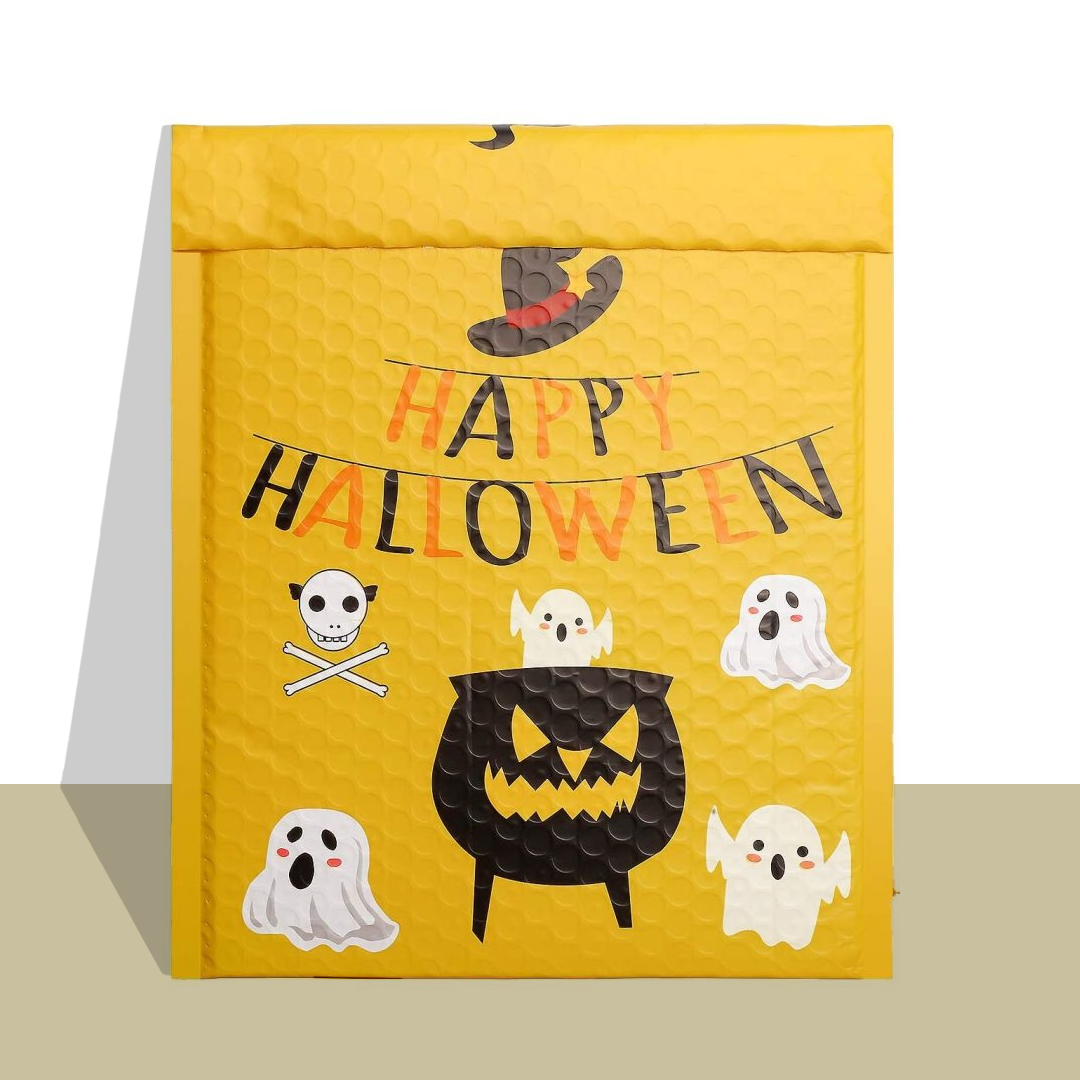 Custom bubble mailer packaging sample